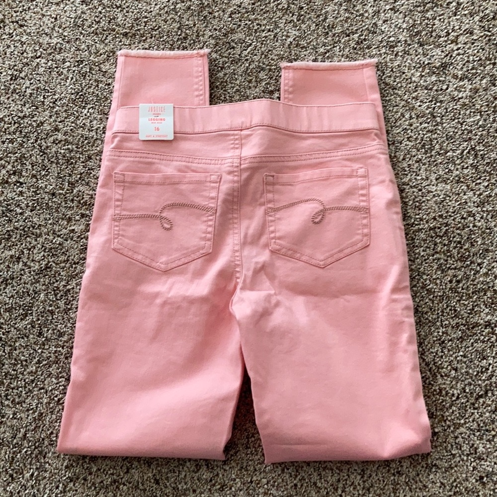 Justice pink jeans - Picture 2 of 4